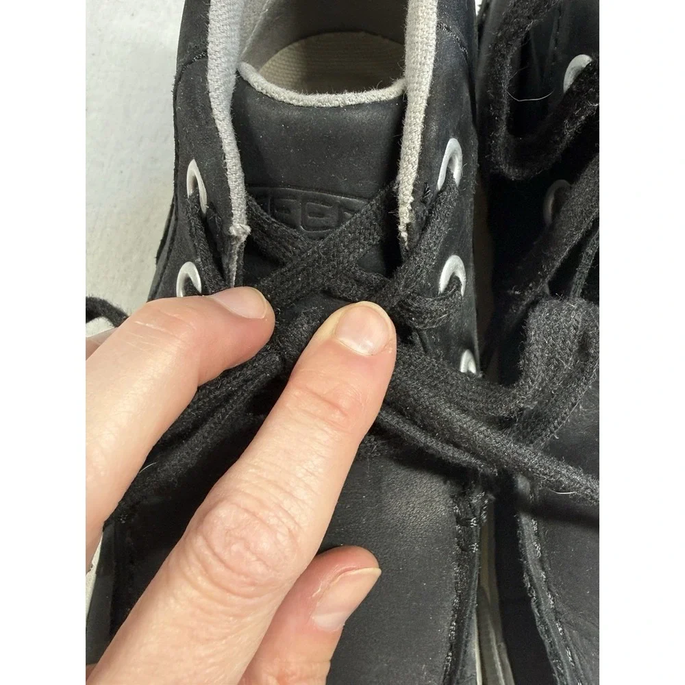 Keen‎ Timmons Chukka Boots Men 8 Black Nubuck Leather Lace Up Casual Shoes